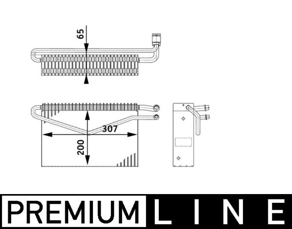 Airco verdamper Mahle Original AE 67 000P