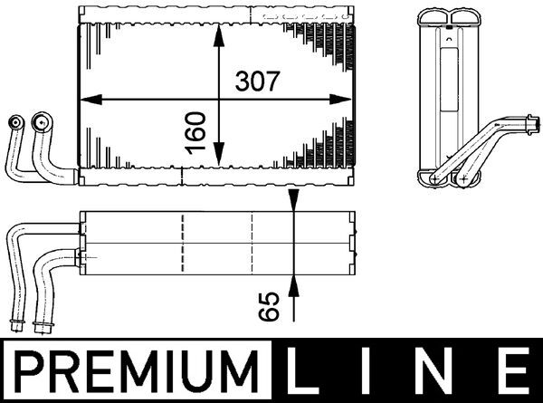 Airco verdamper Mahle Original AE 68 000P