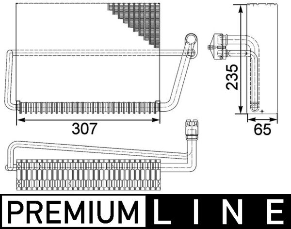 Airco verdamper Mahle Original AE 83 000P