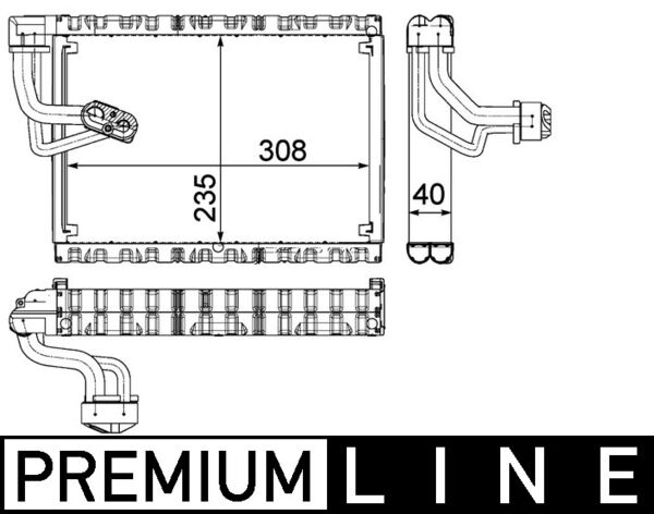 Airco verdamper Mahle Original AE 90 000P