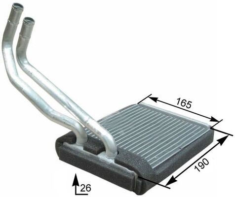 Mahle Original Kachelradiateur AH 177 000P