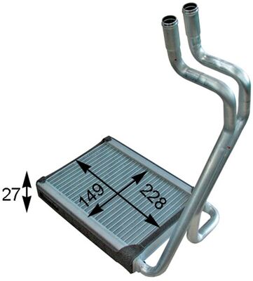Mahle Original Kachelradiateur AH 204 000P