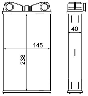 Mahle Original Kachelradiateur AH 7 000S