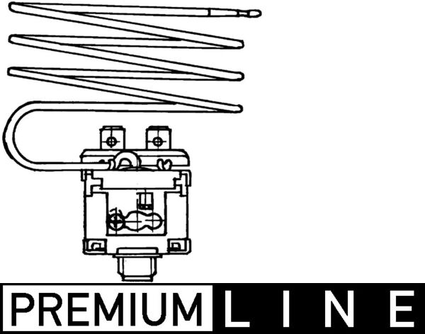 Temperatuurschakelaar Mahle Original ASW 46 000P