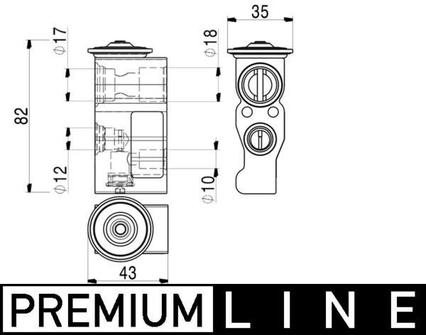 Airco expansieklep Mahle Original AVE 2 000P