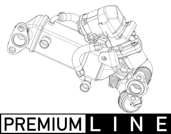 EGR koeler Mahle Original CE 10 000P