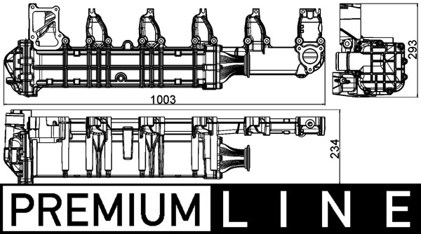 EGR koeler Mahle Original CE 13 000P