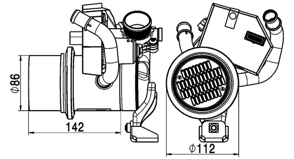 EGR koeler Mahle Original CE 5 000P