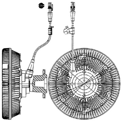 Visco-koppeling Mahle Original CFC 221 000P