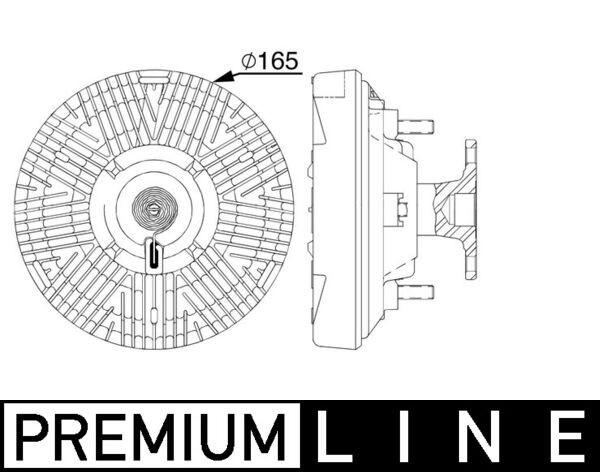 Visco-koppeling Mahle Original CFC 239 000P