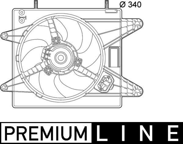 Ventilatorwiel-motorkoeling Mahle Original CFF 139 000P