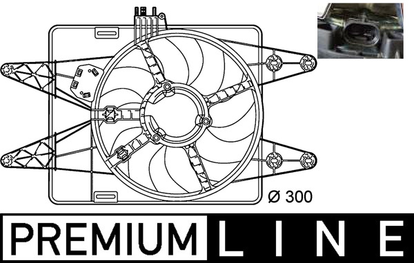 Ventilatorwiel-motorkoeling Mahle Original CFF 144 000P