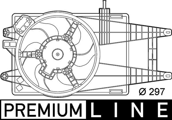 Ventilatorwiel-motorkoeling Mahle Original CFF 150 000P