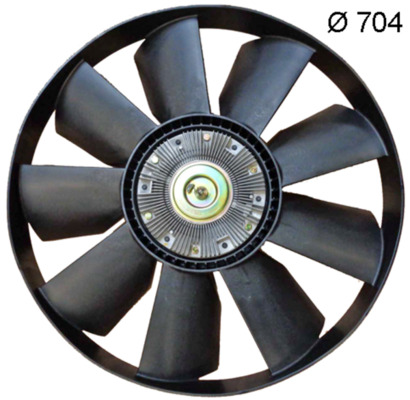 Mahle Original Ventilatorwiel-motorkoeling CFF 408 000P