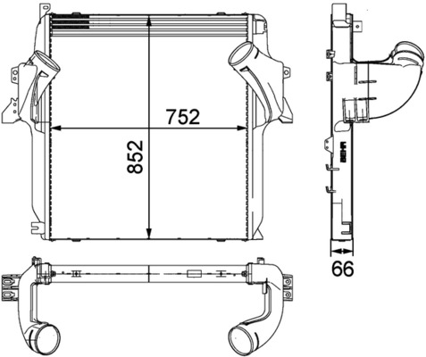 Mahle Original Interkoeler CI 101 000P