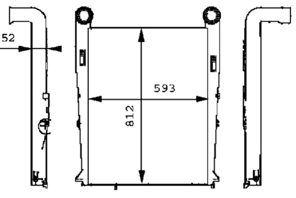 Mahle Original Interkoeler CI 102 000P
