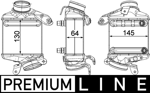 Mahle Original Interkoeler CI 186 000P
