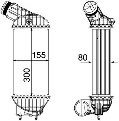 Mahle Original Interkoeler CI 199 000P