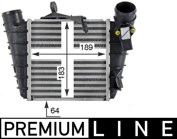 Interkoeler Mahle Original CI 298 000P