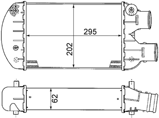 Mahle Original Interkoeler CI 341 000P