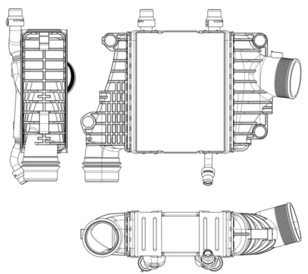 Mahle Original Interkoeler CI 410 000P