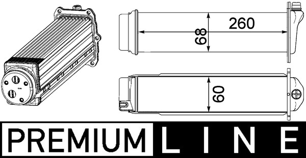 Mahle Original Interkoeler CI 481 000P