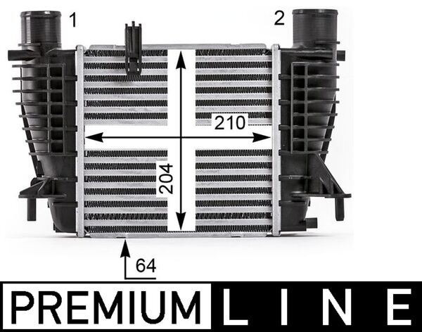 Interkoeler Mahle Original CI 533 000P