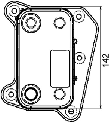 Mahle Original Oliekoeler motorolie CLC 38 000P
