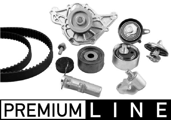 Distributieriem kit inclusief waterpomp Mahle Original CPK 140 000P