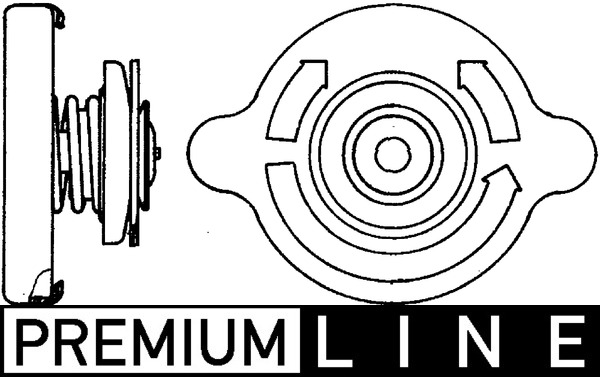 Radiateurdop Mahle Original CRB 17 000P