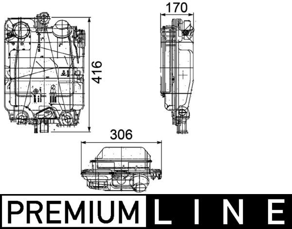 Expansievat Mahle Original CRT 102 000P