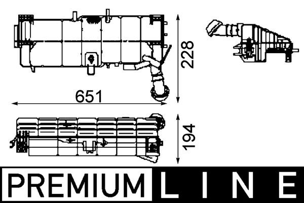 Expansievat Mahle Original CRT 49 000P