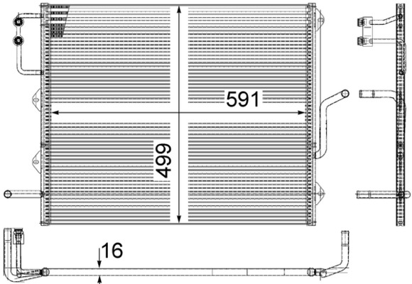 Radiateur Mahle Original CR 1009 000P