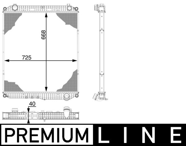 Radiateur Mahle Original CR 100 000P