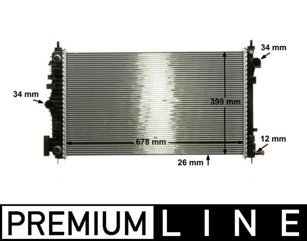 Radiateur Mahle Original CR 1101 000P