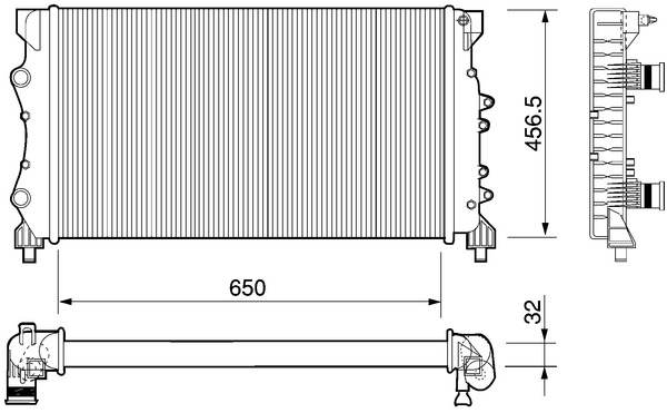 Radiateur Mahle Original CR 1110 000P