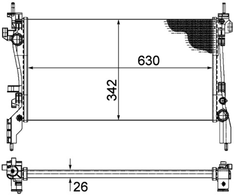 Radiateur Mahle Original CR 1120 000P