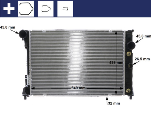 Radiateur Mahle Original CR 1176 000S