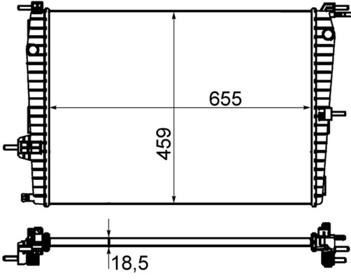 Radiateur Mahle Original CR 1197 000P