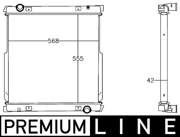 Radiateur Mahle Original CR 1216 000P