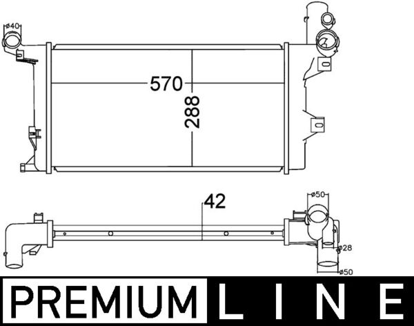 Mahle Original Radiateur CR 1218 000P