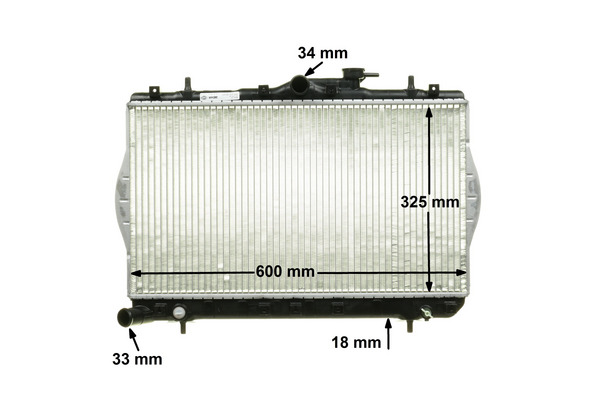 Mahle Original Radiateur CR 1280 000P