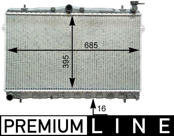 Radiateur Mahle Original CR 1282 000P