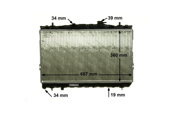 Mahle Original Radiateur CR 1285 000P