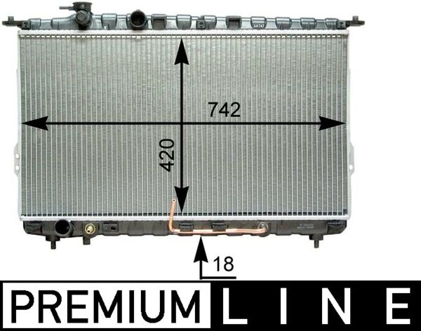 Radiateur Mahle Original CR 1291 000P