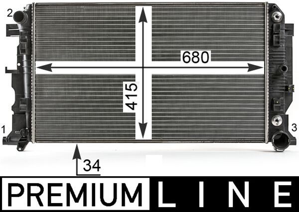 Radiateur Mahle Original CR 12 000P