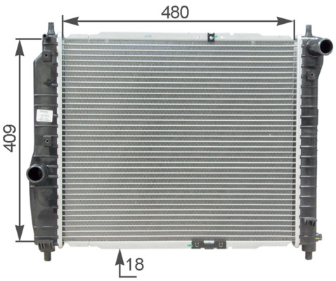 Mahle Original Radiateur CR 1309 000S