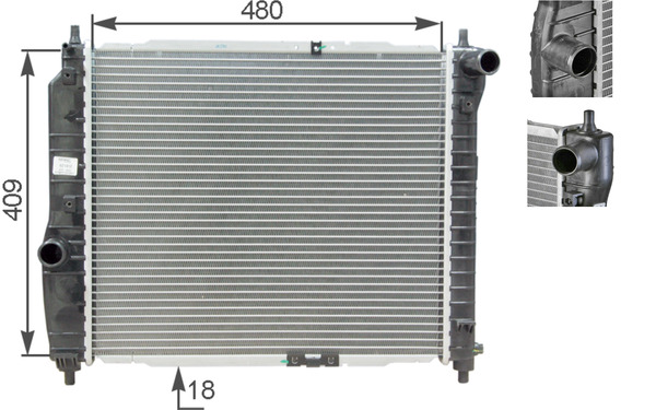 Radiateur Mahle Original CR 1309 000S