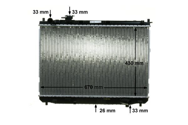 Mahle Original Radiateur CR 1327 000P