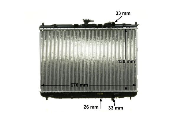 Mahle Original Radiateur CR 1328 000P